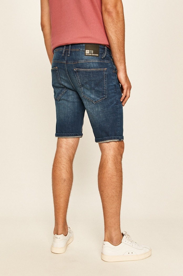 Odzież Tom Tailor Denim - Szorty jeansowe 1018317 niebieski