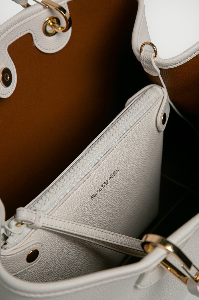 Kabelka Emporio Armani bílá Y3D165.YFO5B