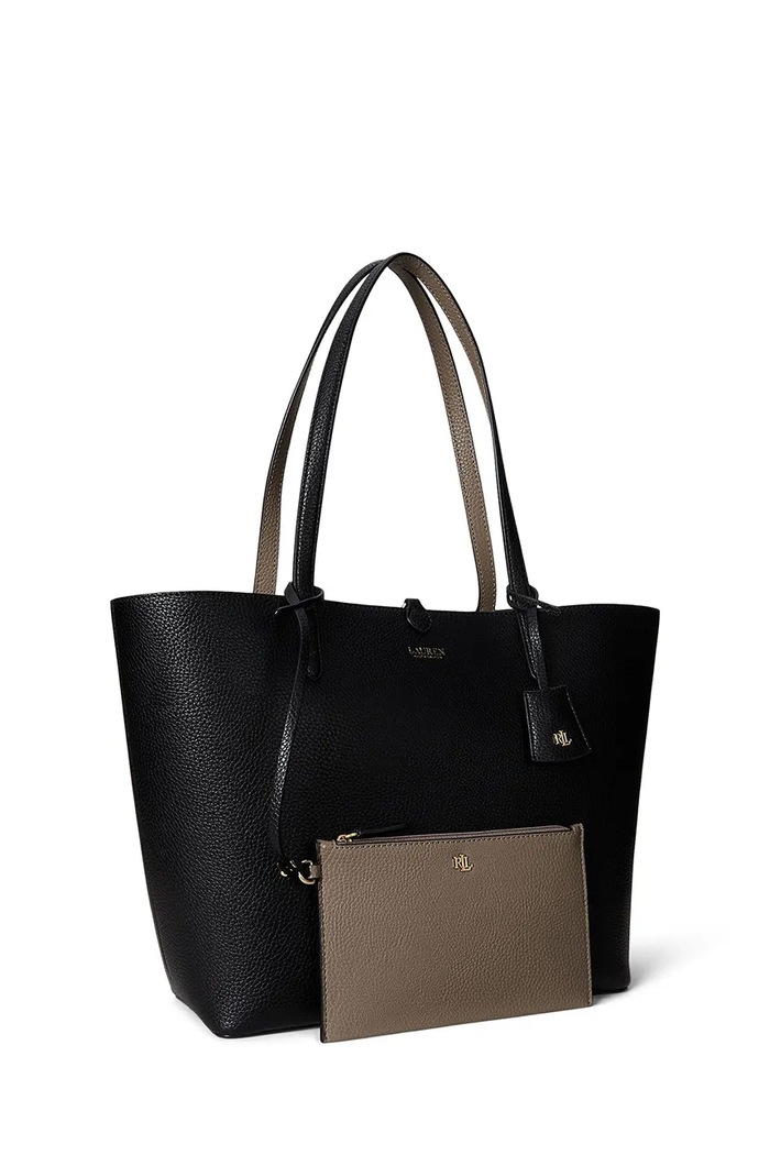 Accesorii Lauren Ralph poșetă cu două fețe 431795329001 negru