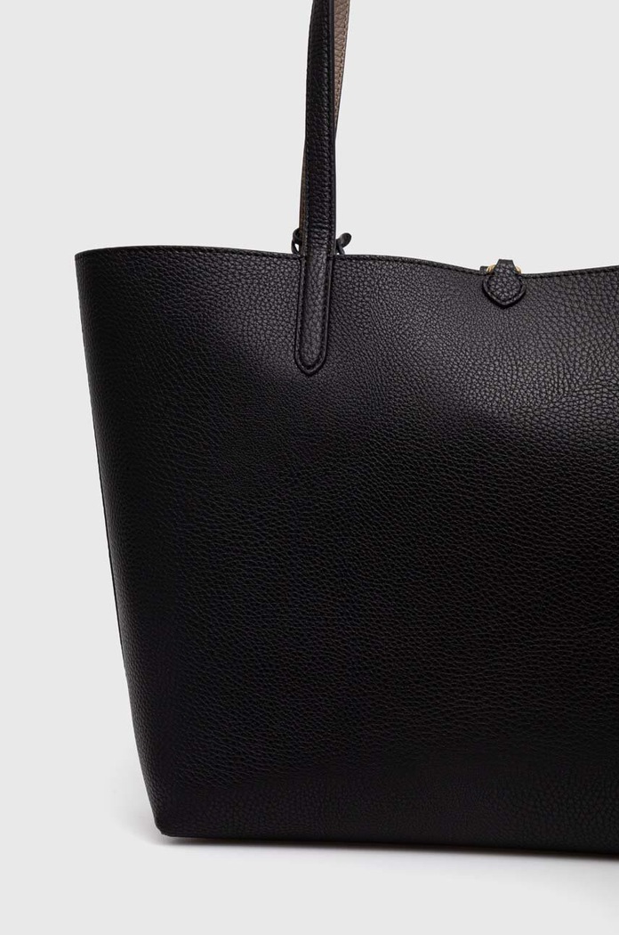 Lauren Ralph Lauren - Dvostrana torba crna 431795329001