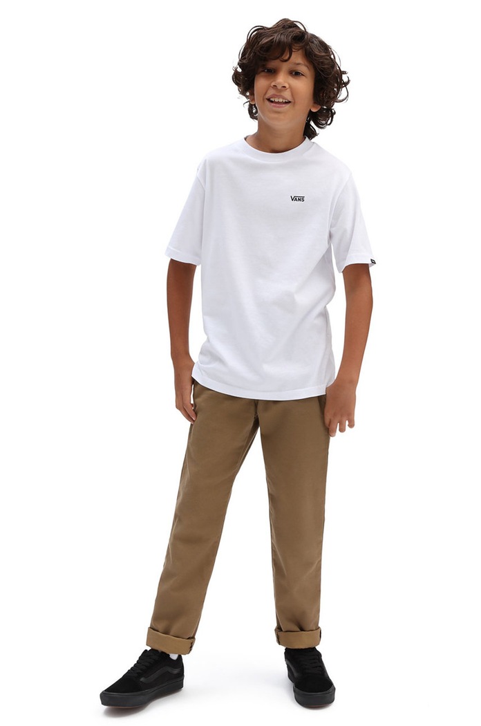 Vans - Παιδικό μπλουζάκι 129-173 cm βαμβάκι λευκό VN0A4MQ3WHT1