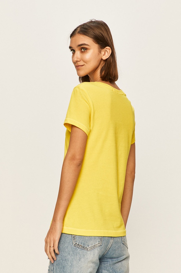 Îmbrăcăminte Calvin Klein Jeans tricou J20J212883 galben
