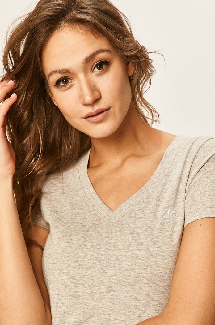 Tricou Calvin Klein Jeans J20J213716 gri