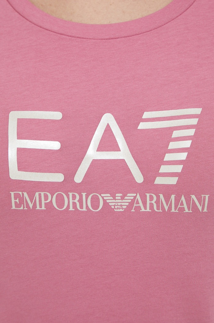 T-shirt 8NTT63.TJ12Z EA7 Emporio Armani różowy 8NTT63.TJ12Z