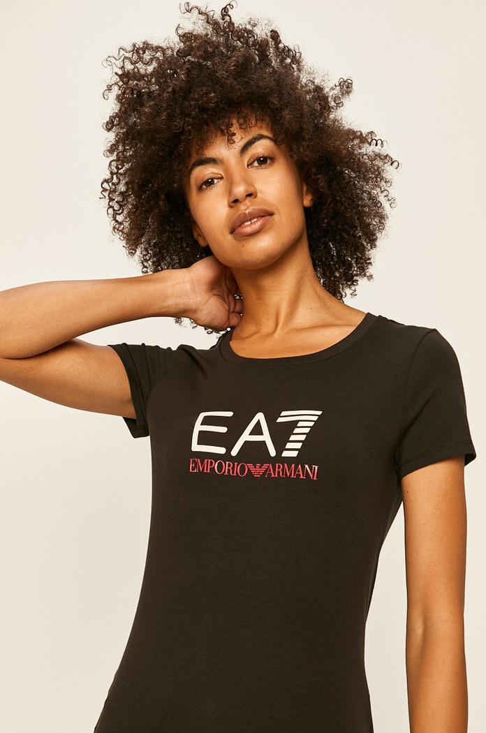 EA7 Emporio Armani - Tričko čierna 8NTT63.TJ12Z