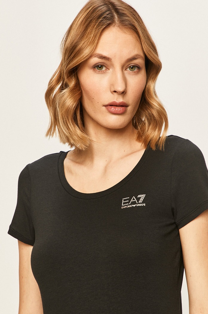 EA7 Emporio Armani - Tričko černá 8NTT64.TJ28Z