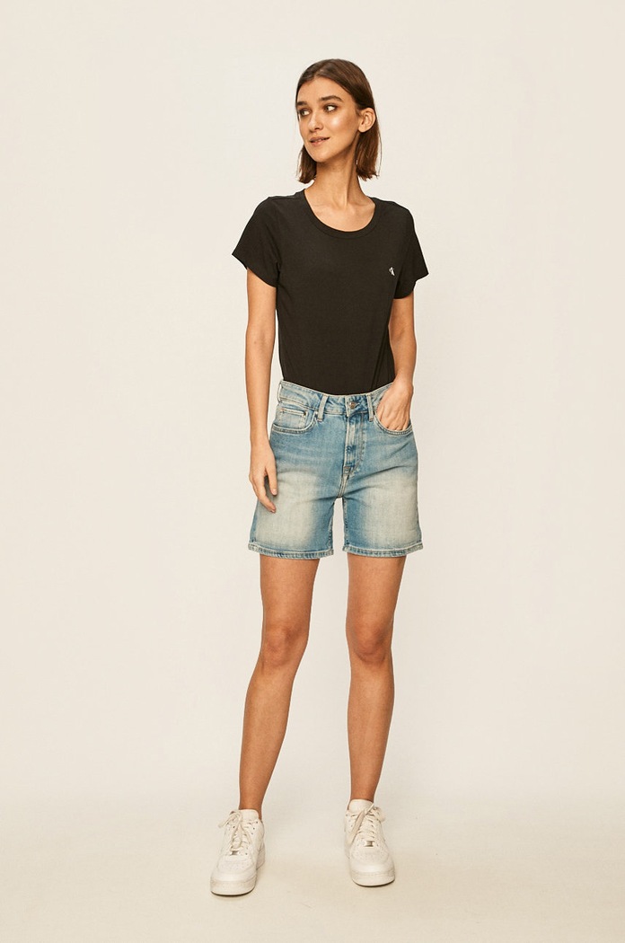 Calvin Klein Underwear - T-shirt CK One (2-pack) 000QS6442E czarny AA00