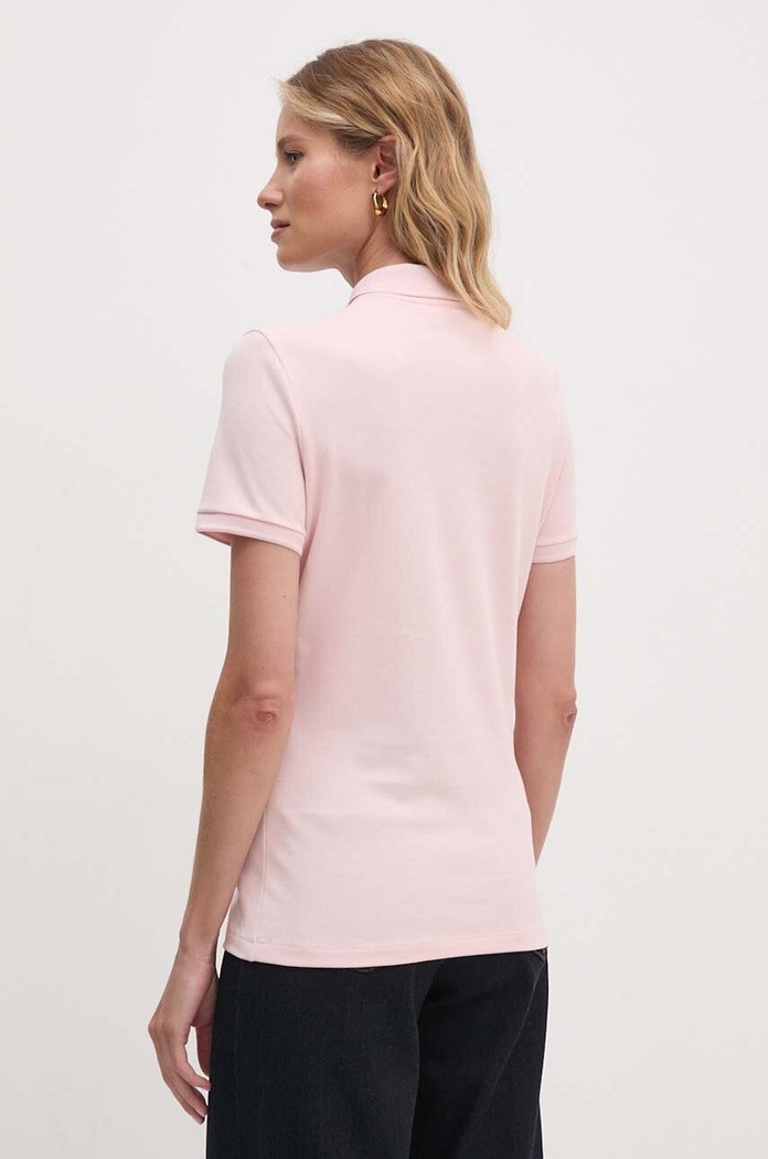 Odzież Lacoste polo PF5462 różowy