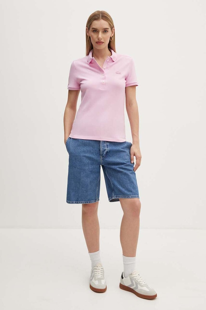 Polo tričko Lacoste PF5462 růžová AW25