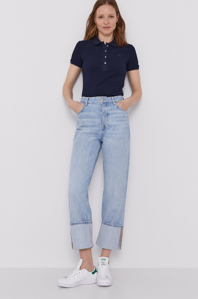 Polo tričko Lacoste PF5462 tmavomodrá AW25