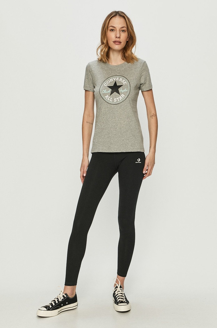 Converse - T-shirt 10017759.A10 szary SS21