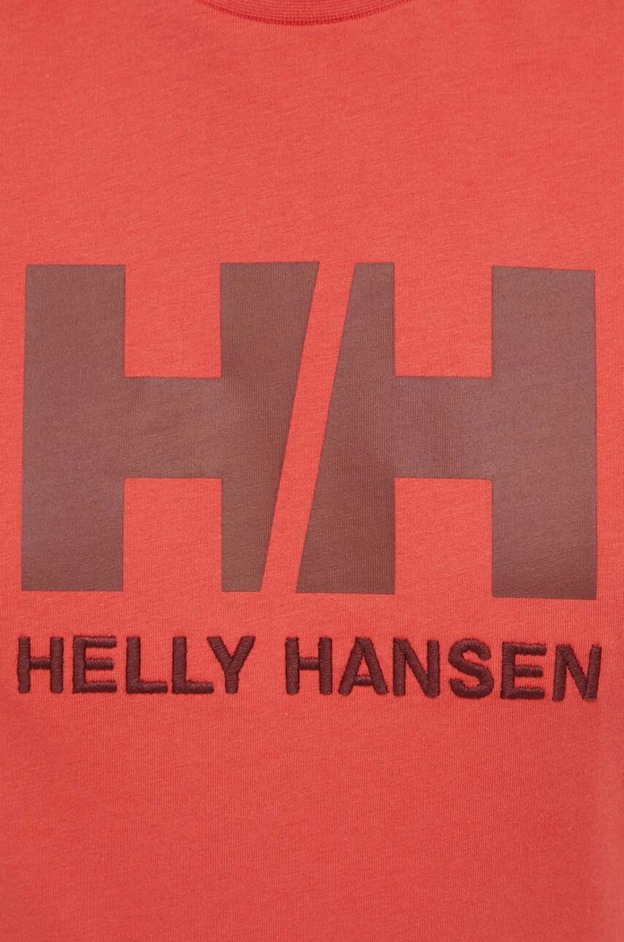 Bombažna kratka majica Helly Hansen 34112 rdeča