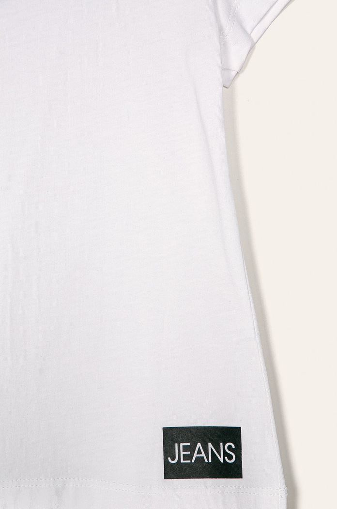 T-shirt dziecięcy 104-176 cm IG0IG00380 Calvin Klein Jeans IG0IG00380 biały