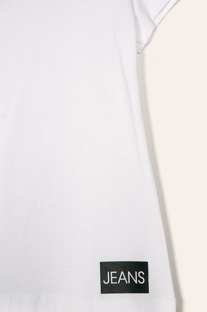 T-shirt dziecięcy 104-176 cm IG0IG00380 Calvin Klein Jeans IG0IG00380 biały
