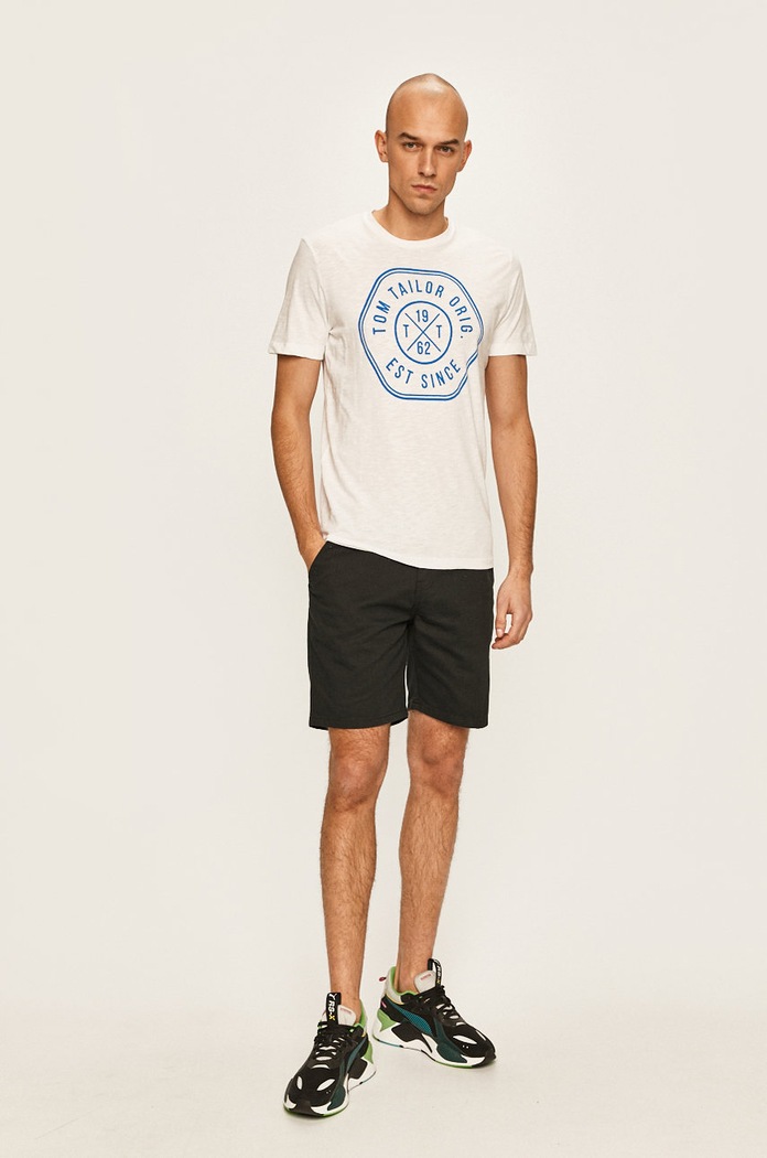 Tom Tailor Denim - T-shirt 1016155 biały AA00