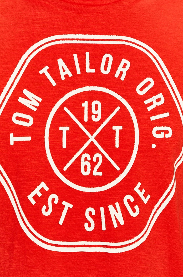 Denim - Pánske tričko Tom Tailor červená 1016155