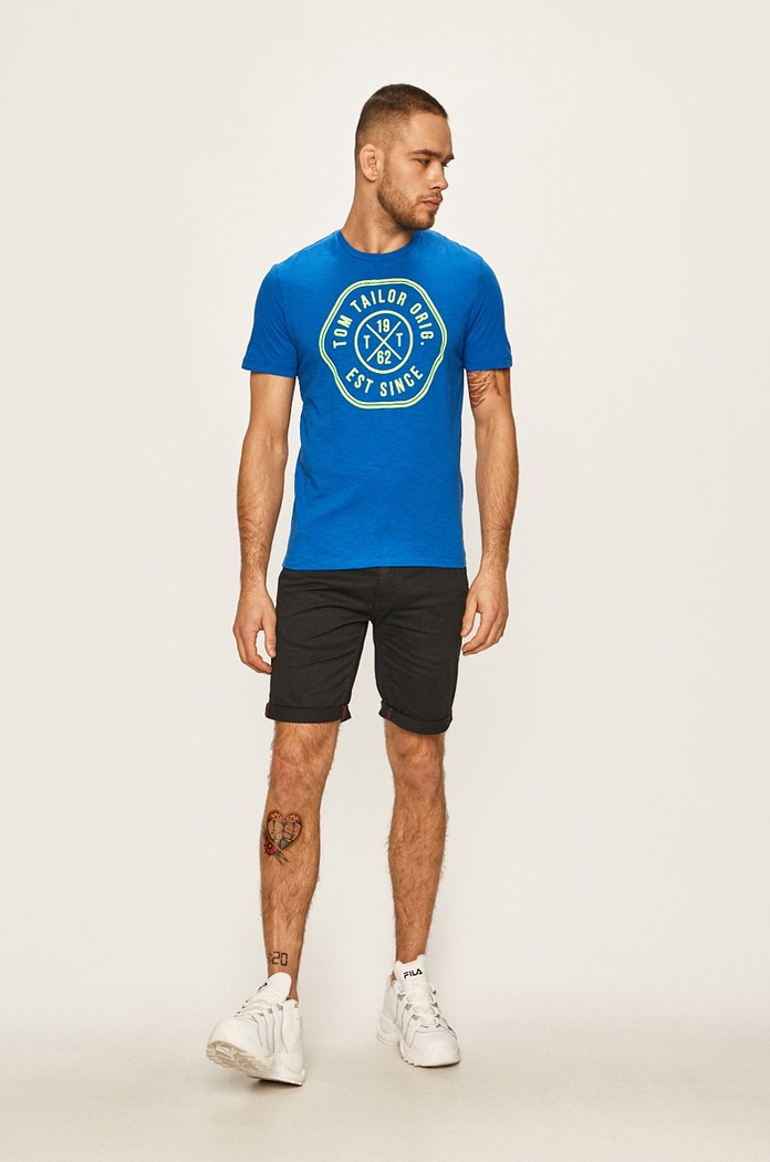 Tom Tailor Denim - Tričko 1016155 modrá AA00