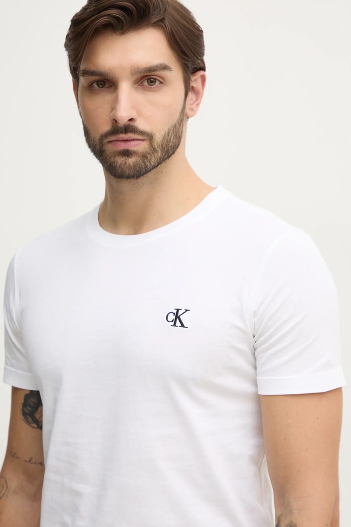 Calvin Klein Jeans - Тениска бежов J30J314544