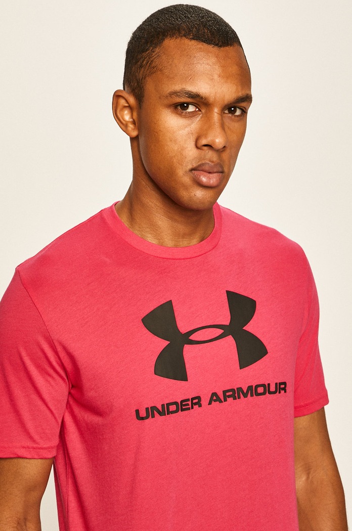 Under Armour - Tričko 1329590. kulatý růžová 1329590.