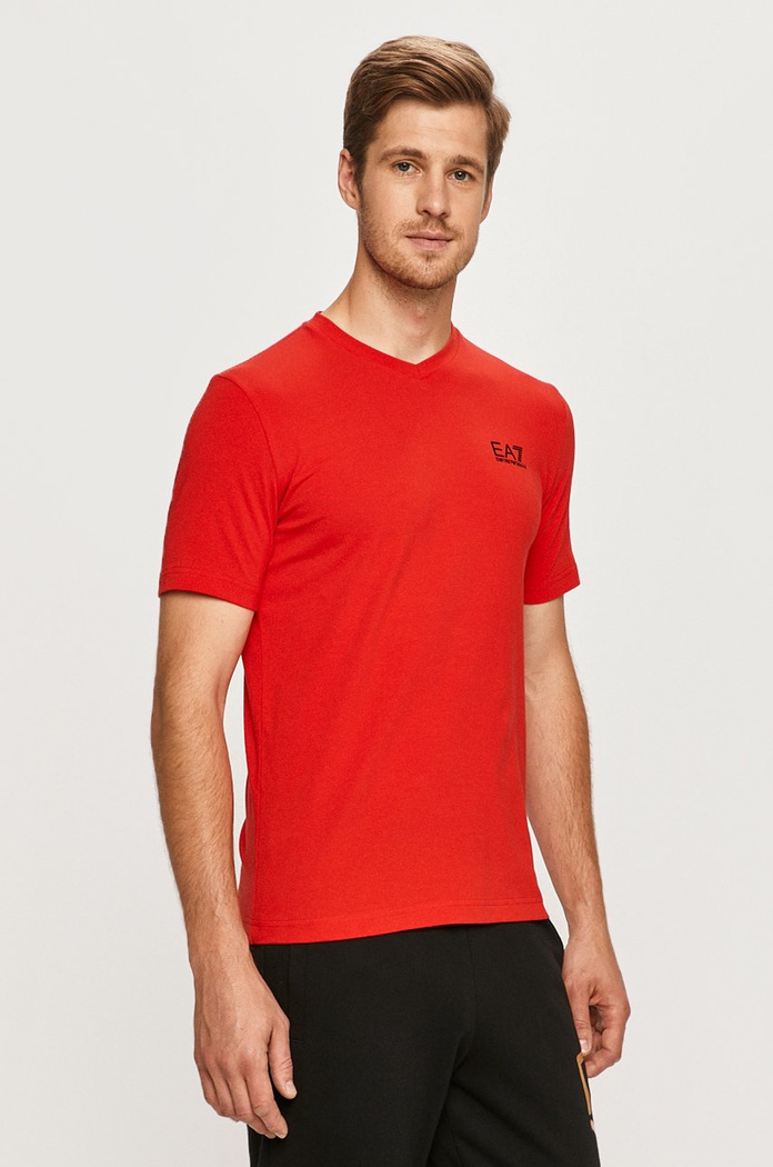 EA7 Emporio Armani Tricou rosu 8NPT53.PJM5Z