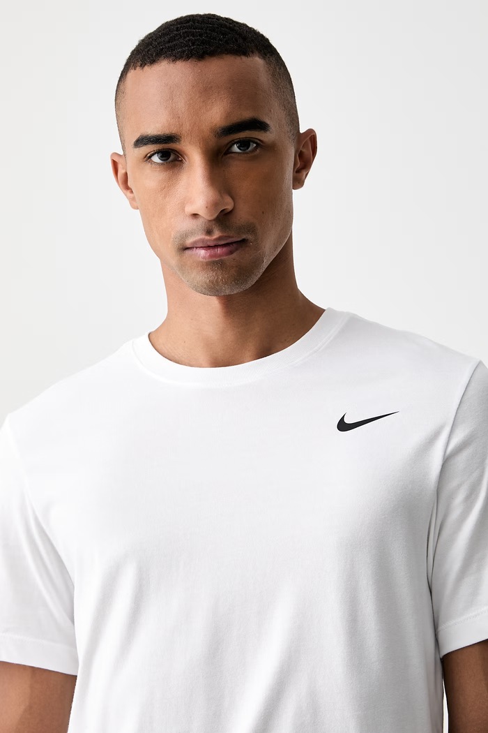 Nike T-shirt γυμναστικής Ανδρικό λευκό AR6029