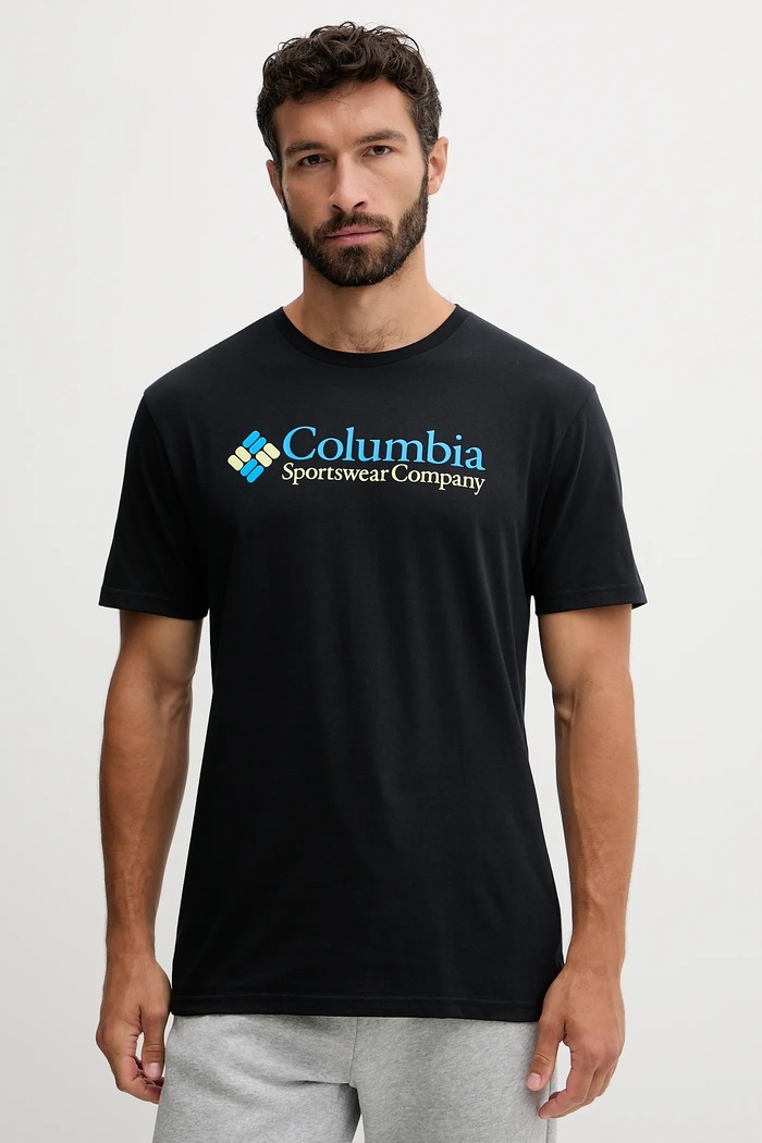 Tričko Columbia CSC Basic Logo černá 1680053.
