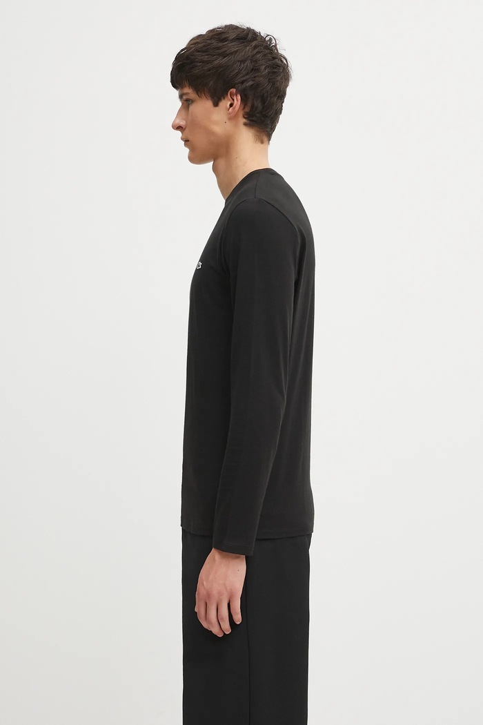 Lacoste longsleeve shirt TH6712. black AW25