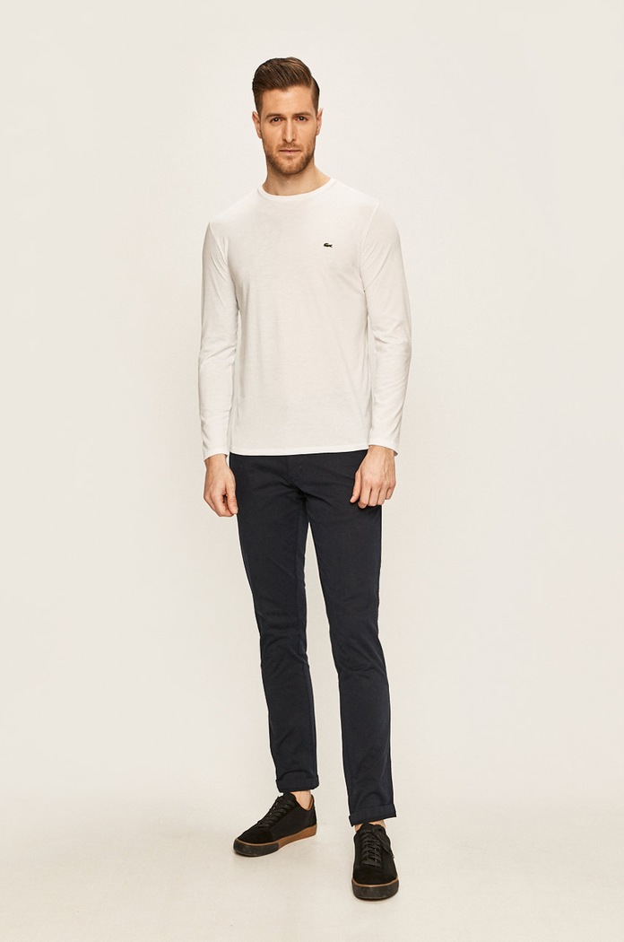 Tričko Lacoste s dlouhým rukávem TH6712. bílá AW25