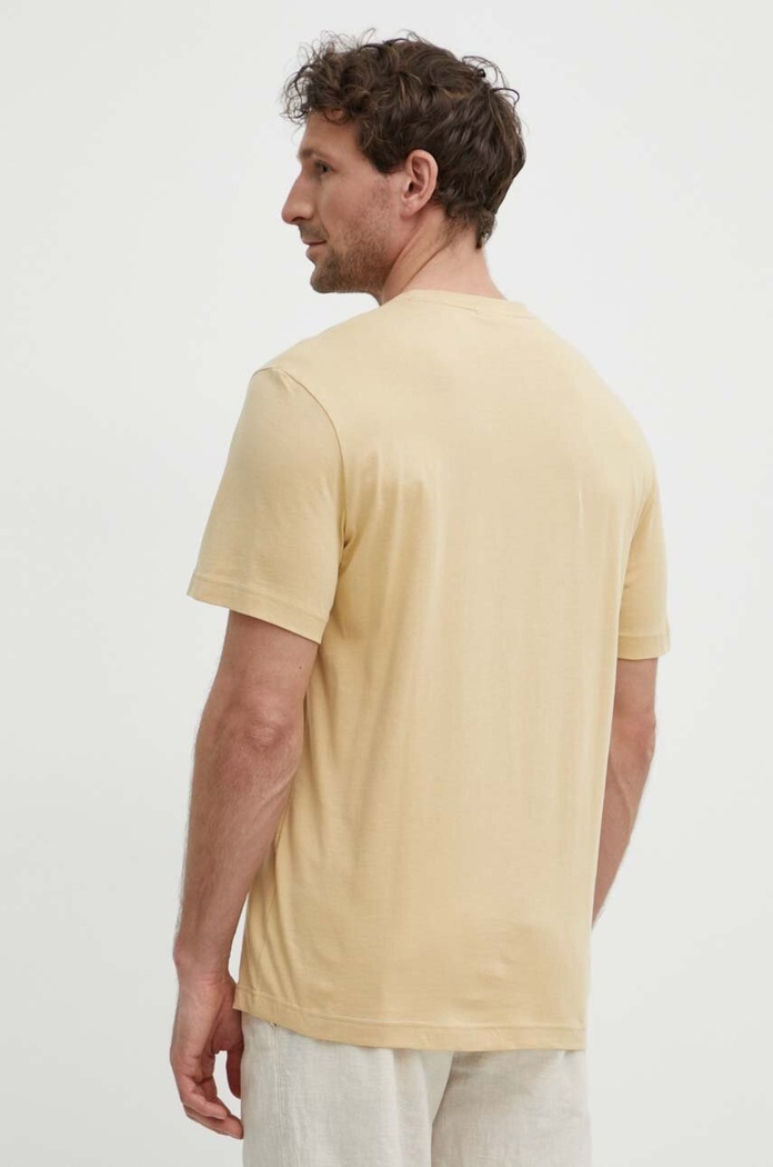 Oblečení Lacoste tričko pánské bavlněné TH2038 béžová