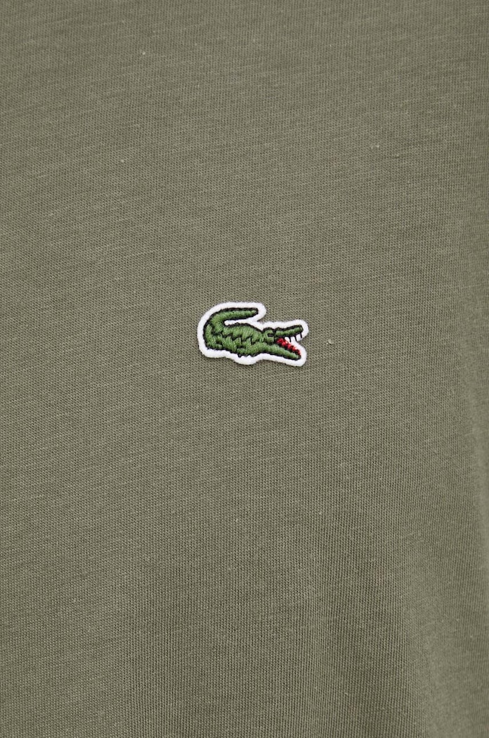 Lacoste футболка бавовняна чоловіча TH2038 чорний