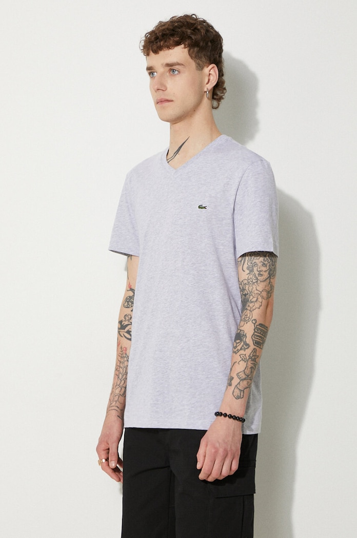 Abbigliamento Lacoste t-shirt TH2036 grigio