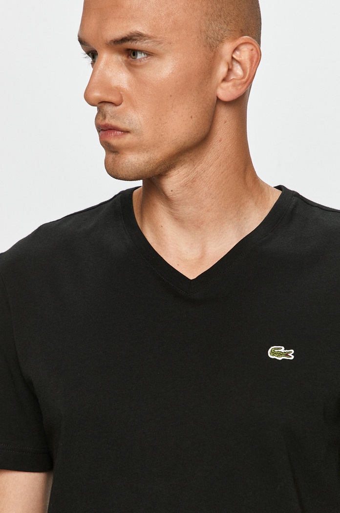 Tričko Lacoste TH2036 černá AW24
