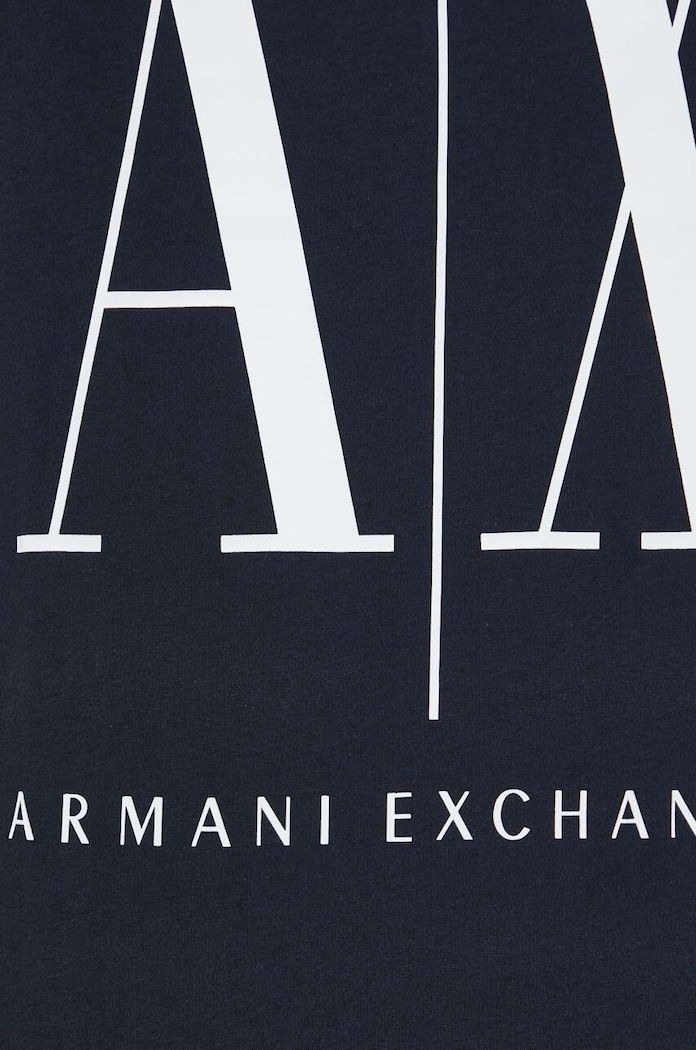 Armani Exchange t-shirt bawełniany 8NZTPA.ZJH4Z.NOS granatowy