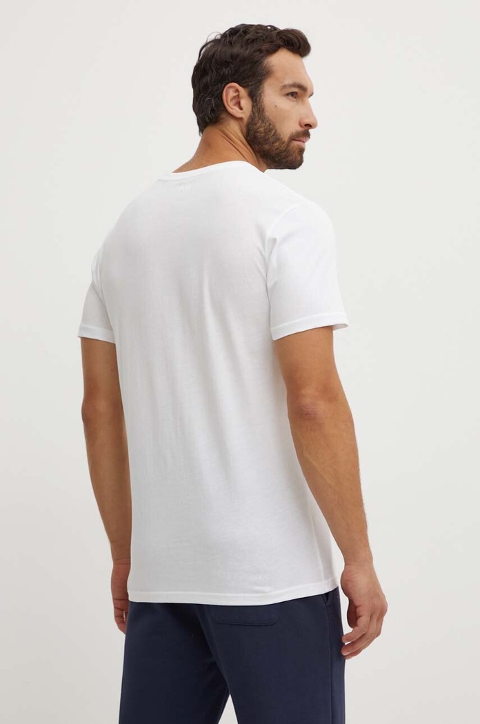 Ρούχα Βαμβακερό μπλουζάκι Helly Hansen 33979 λευκό