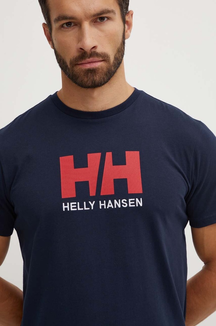 Helly Hansen kratka majica Našitek mornarsko modra 33979