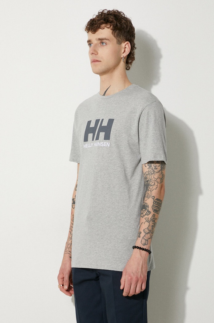 Helly Hansen Tričko HH LOGO T-SHIRT sivá 33979