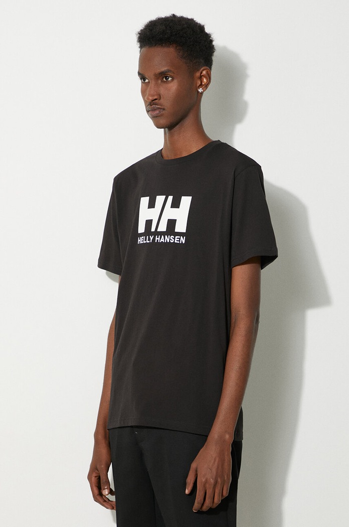 Helly Hansen t-shirt HH LOGO T-SHIRT black 33979