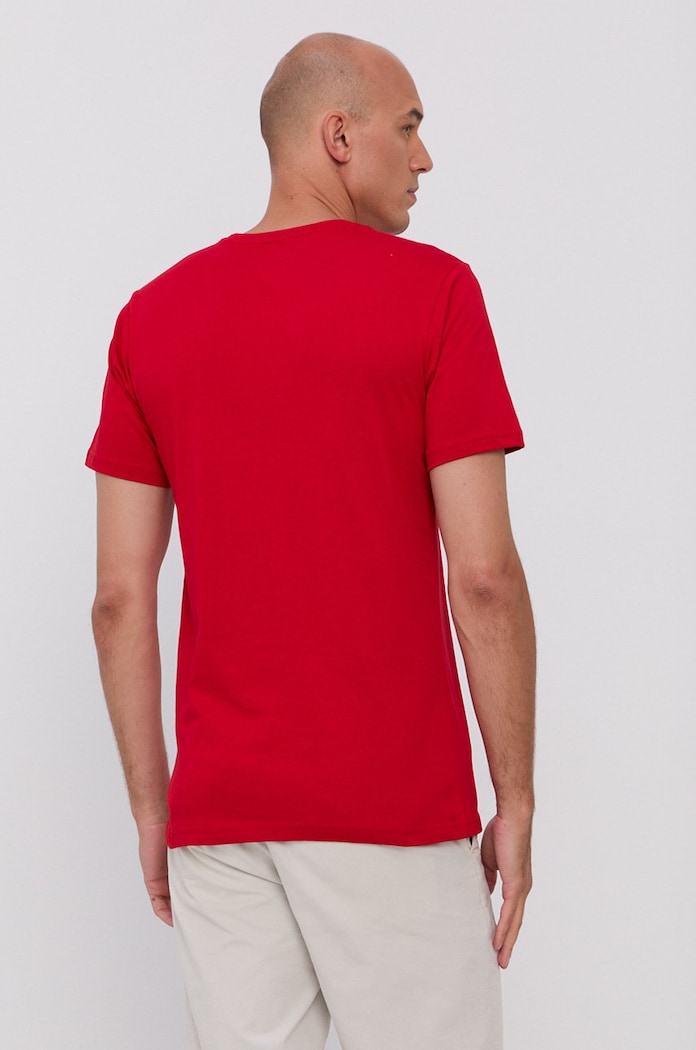 Odzież Helly Hansen t-shirt HH LOGO T-SHIRT 33979 czerwony