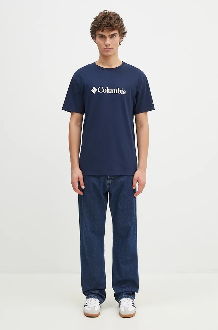 Columbia t-shirt 1680053 blu navy
