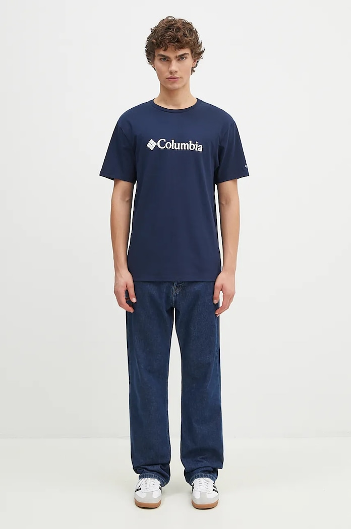 Columbia t-shirt 1680053 blu navy