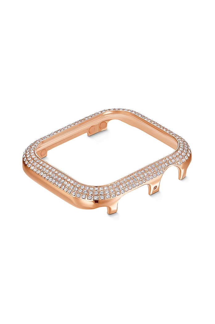 Swarovski - Puzdro Sparkling Apple Watch 5572574 zlatá SS21