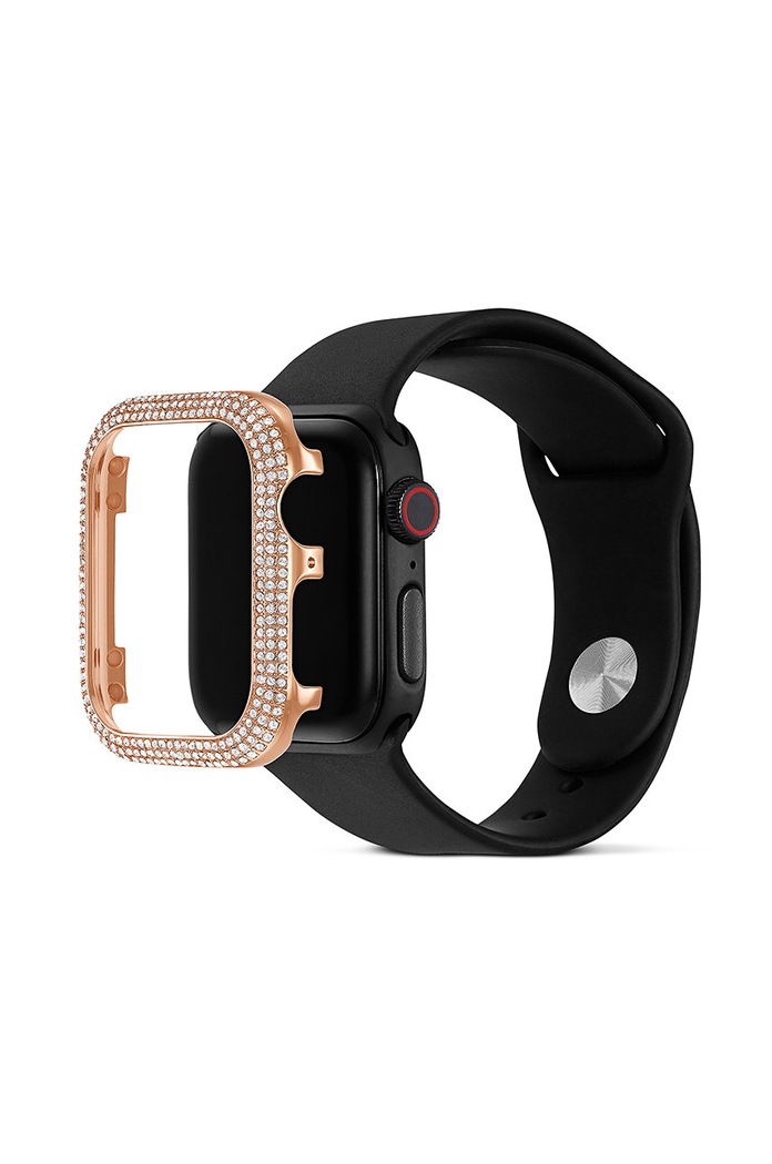 Doplnky Swarovski - Puzdro Sparkling Apple Watch 5572574 zlatá
