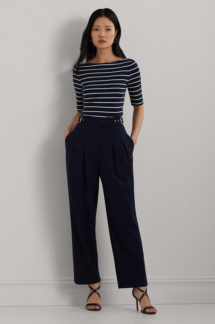 Bluza Lauren Ralph Lauren mornarsko plava 200701085002