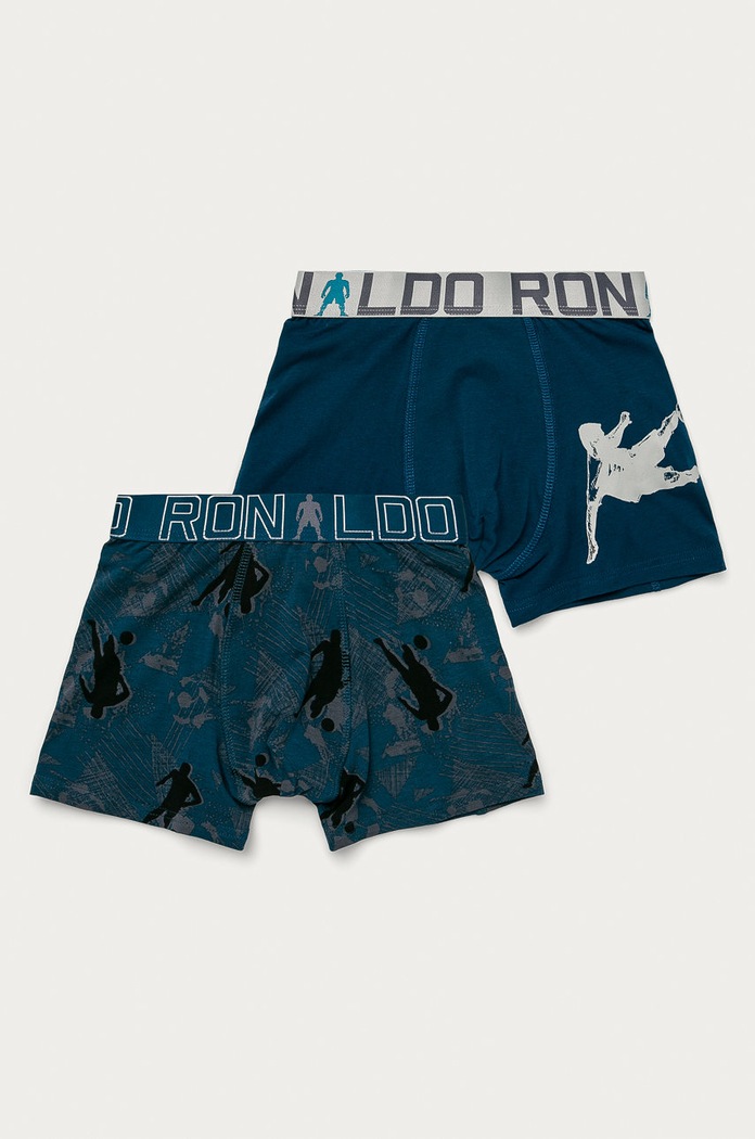 CR7 Cristiano Ronaldo - Detské boxerky (2-pak) priliehavé boxerky viacfarebná 8400.51.563