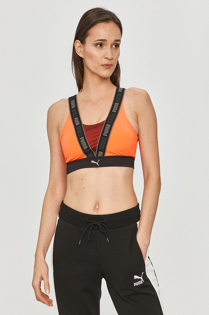 Puma - Sportovní podprsenka 520401 oranžová 520401
