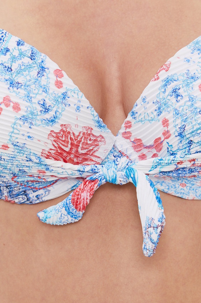 Bikini top Desigual λευκό 21SWMK02