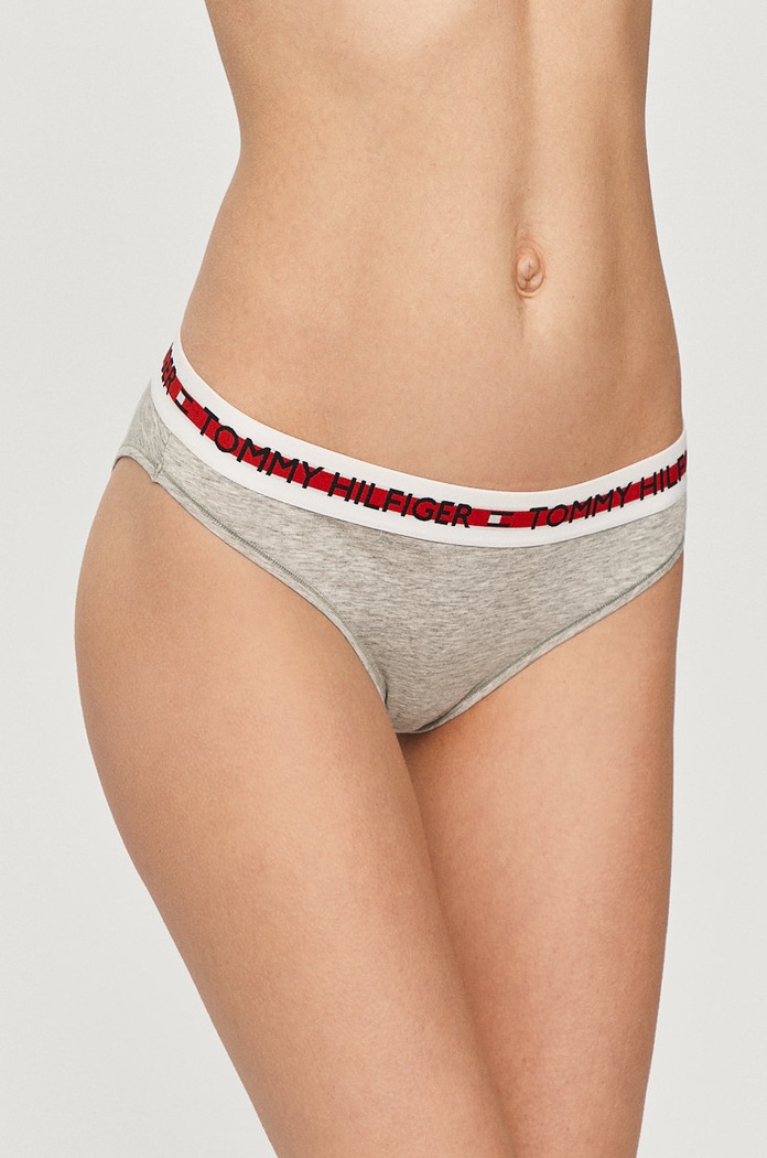 Tommy Hilfiger - Bugyi nyomtatásos szürke UW0UW02455.4891