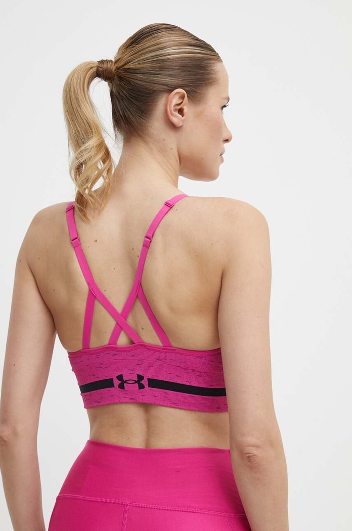 Oblečenie Športová podprsenka Under Armour 1357232 ružová