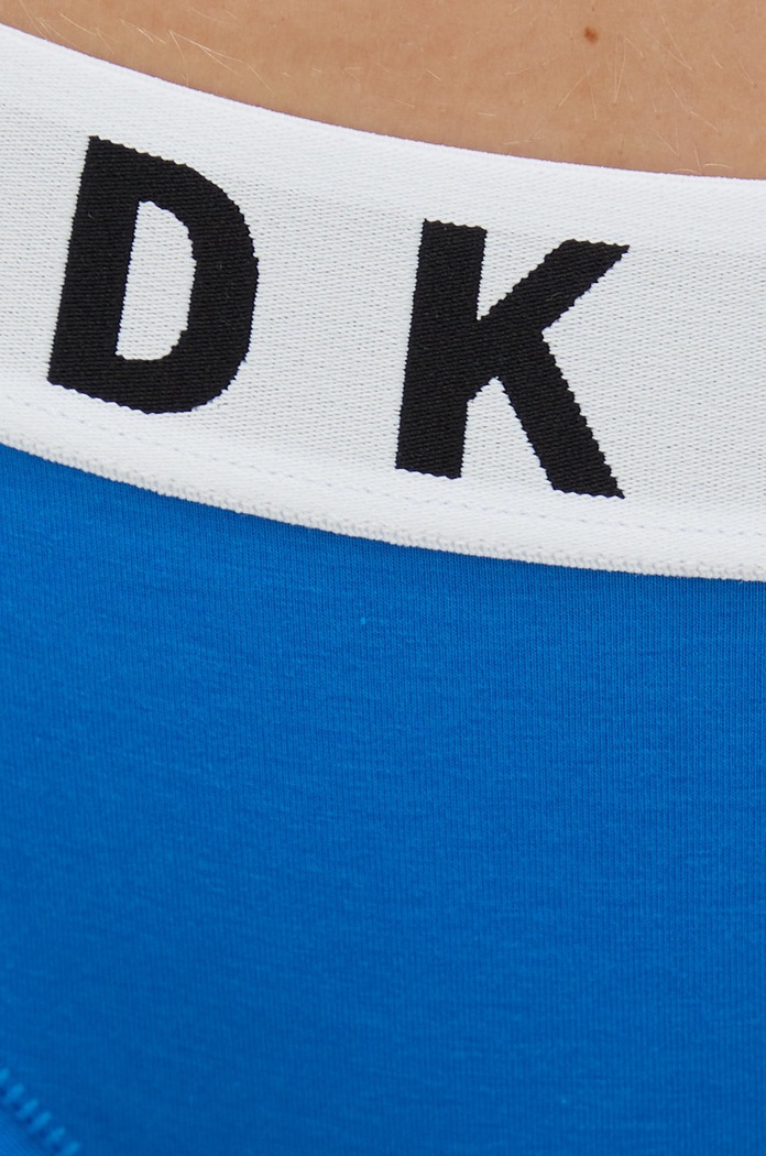 DKNY tangá dámske s bavlnou modrá DK4529