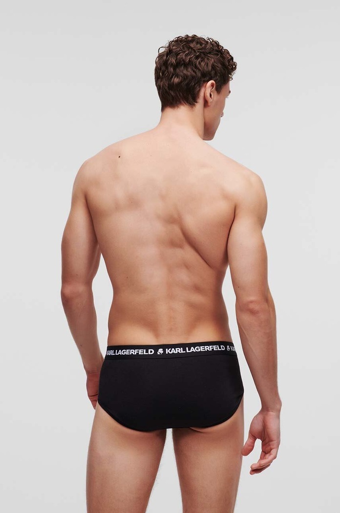 Karl Lagerfeld Slip (3-pack) 211M2103 negru